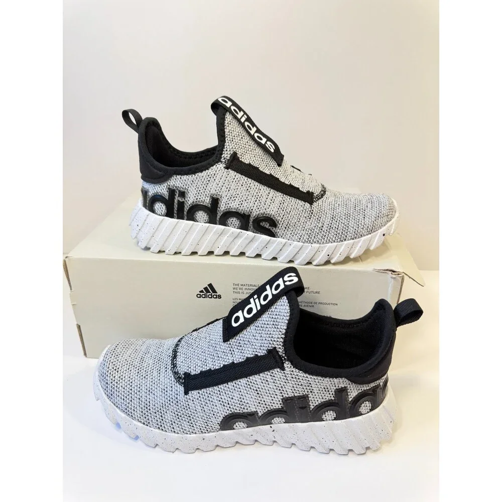 adidas Kaptir 3.0 Sneaker - Unisex Kids Shoes, Grey/White US 7 Youths